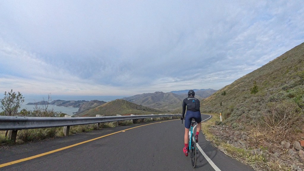 Descent from Hawk Hill in the Marin Headlands